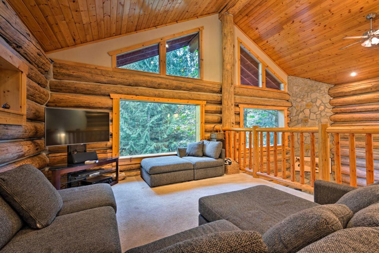 Riverfront Gold Bar Log Cabin Near Stevens Pass! Екстериор снимка
