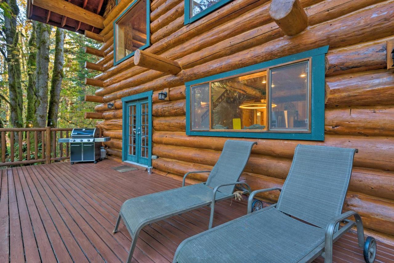 Riverfront Gold Bar Log Cabin Near Stevens Pass! Екстериор снимка